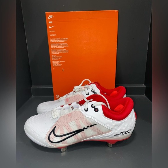 Nike Hyperdiamond 4 Elite Women's Softball Cleats - NWOB Sz 9 - Picture 1 of 8
